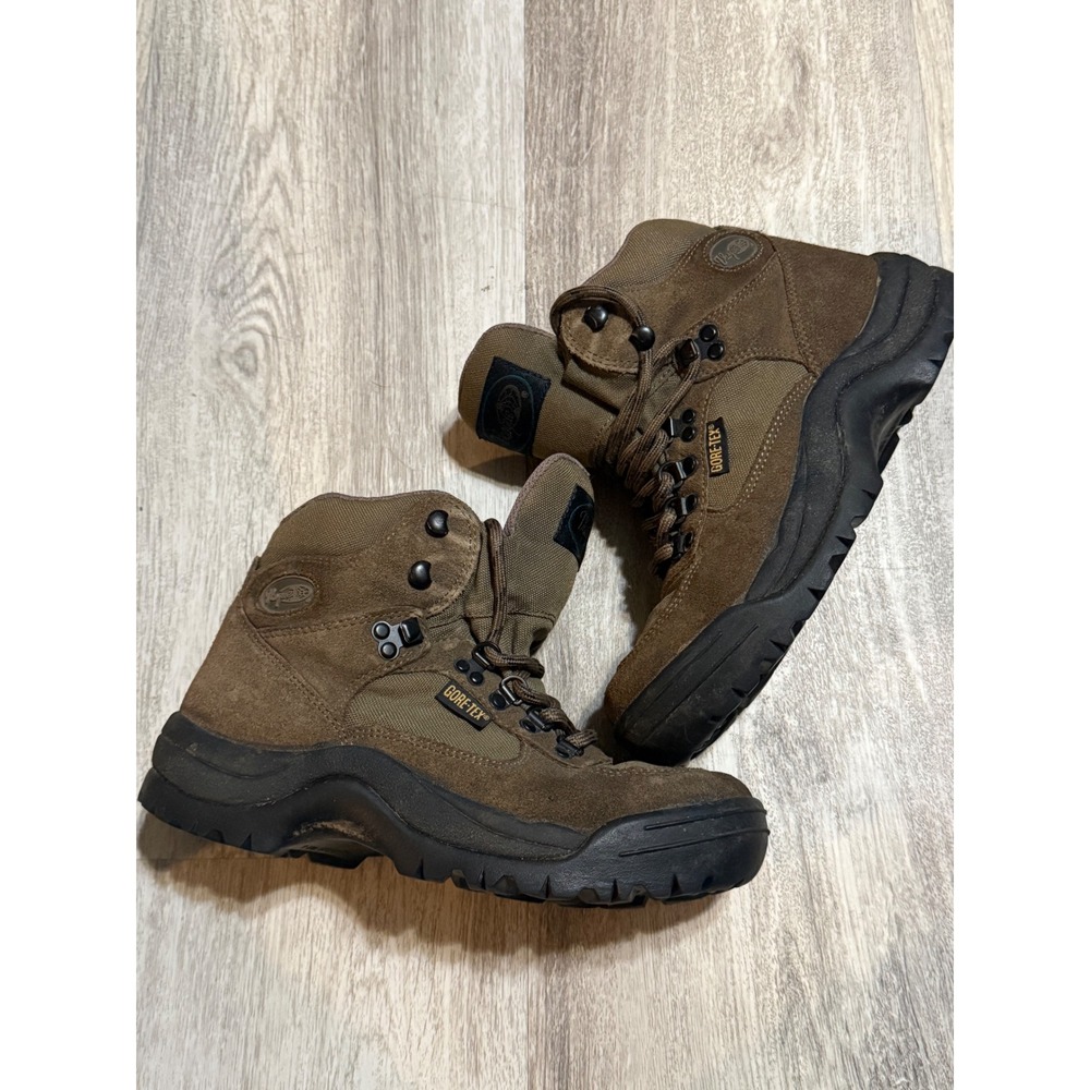 Vasque Mens‎ Hiking Boots Gore-Tex Brown Suede Lace Up Size 7.5